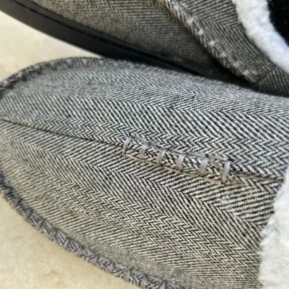 Zuffymanza Mens Cozy Slippers in Grey - Picture 2 of 10